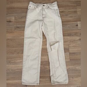 Off white BDG straight leg jeans